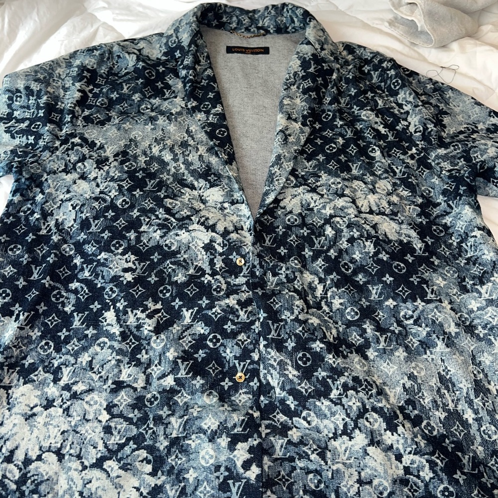 Gently worn Louis Vuitton monogram button up